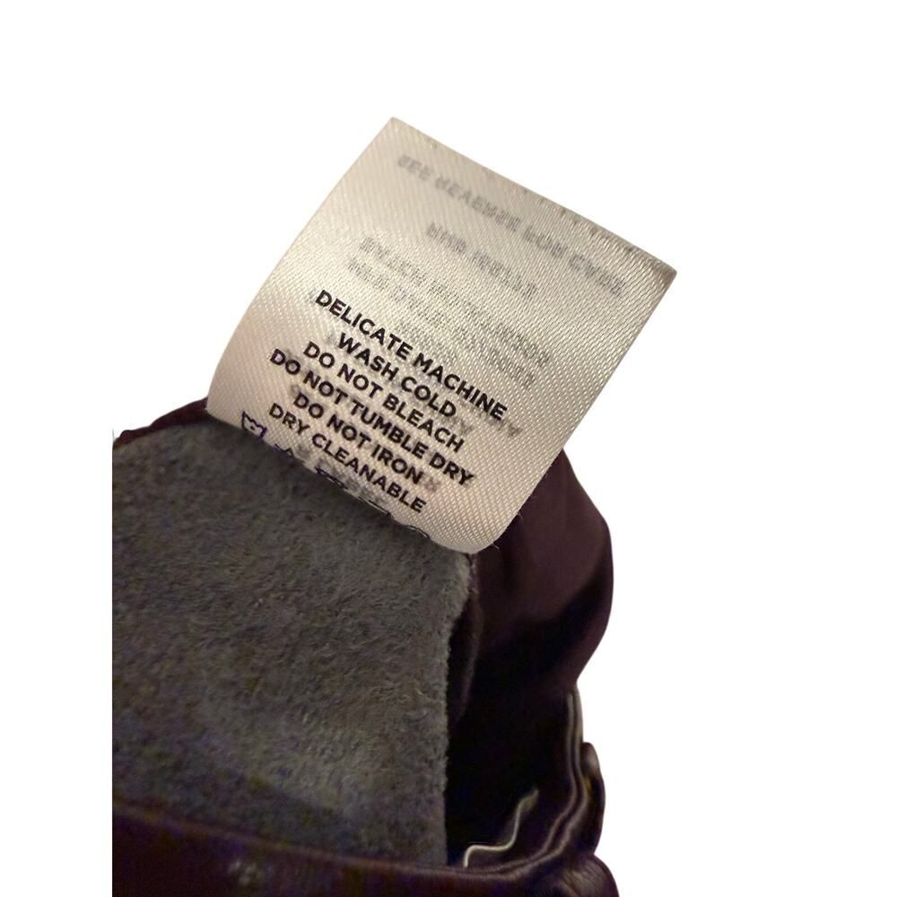 The Reset R Label Vegan Leather Pants in Plum Women’s Sz. S - Picture 7 of 7